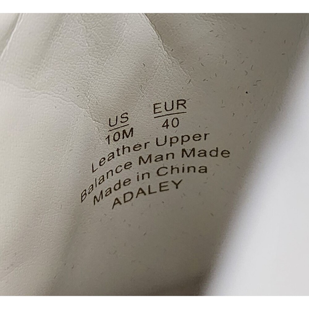 Sam Edelman Adaley White Leather Sandals Size 10 EU 40 - Picture 8 of 8